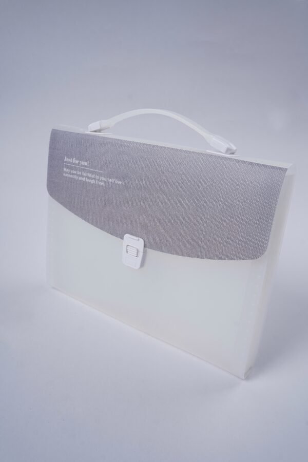 White File Folder Bag - Image 2
