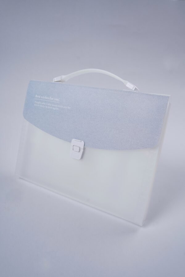 White File Folder Bag - Image 3